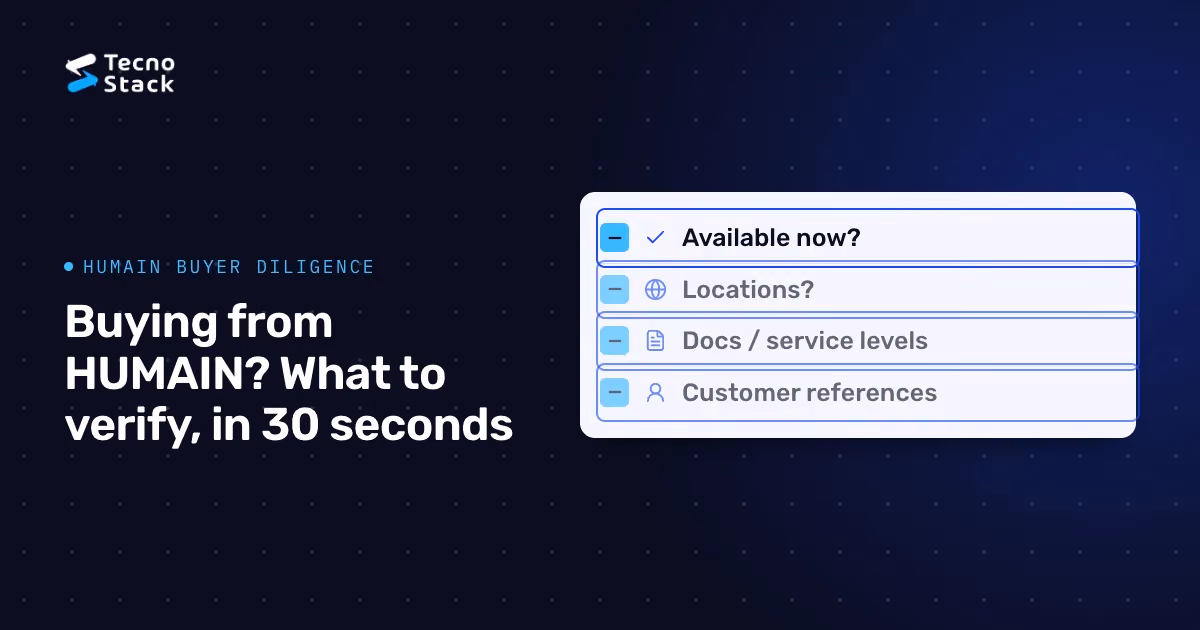 Comparison without scores: Available now?, Locations?, Docs / service levels, Customer references.